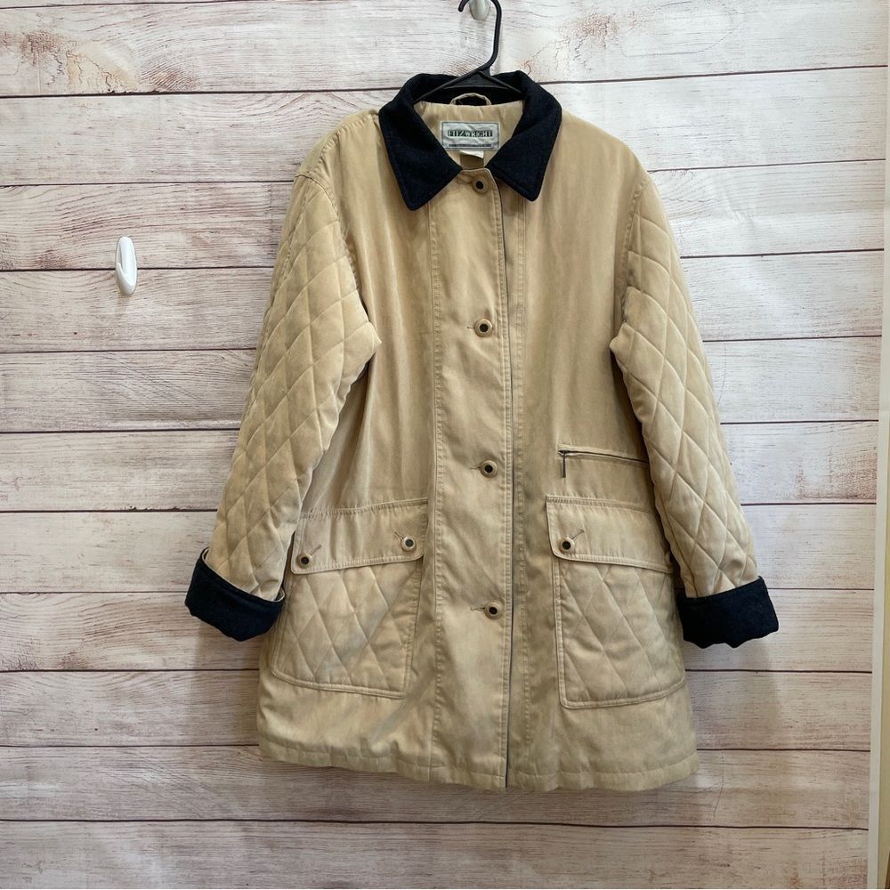VINTAGE FITZ-WRIGHT KHAKI BARN COAT‎